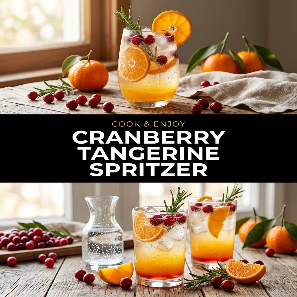 Cranberry Tangerine Spritzer food illustration
