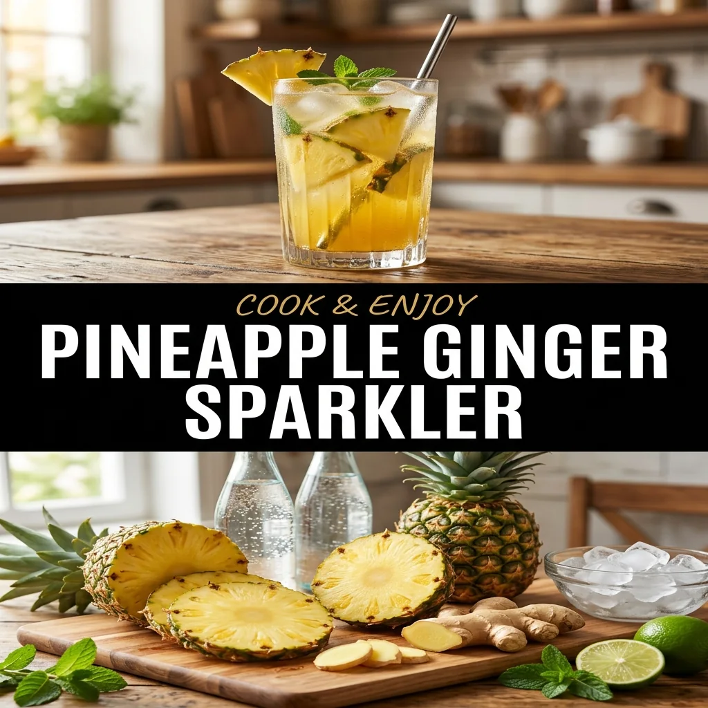 Pineapple Ginger Sparkler food illustration