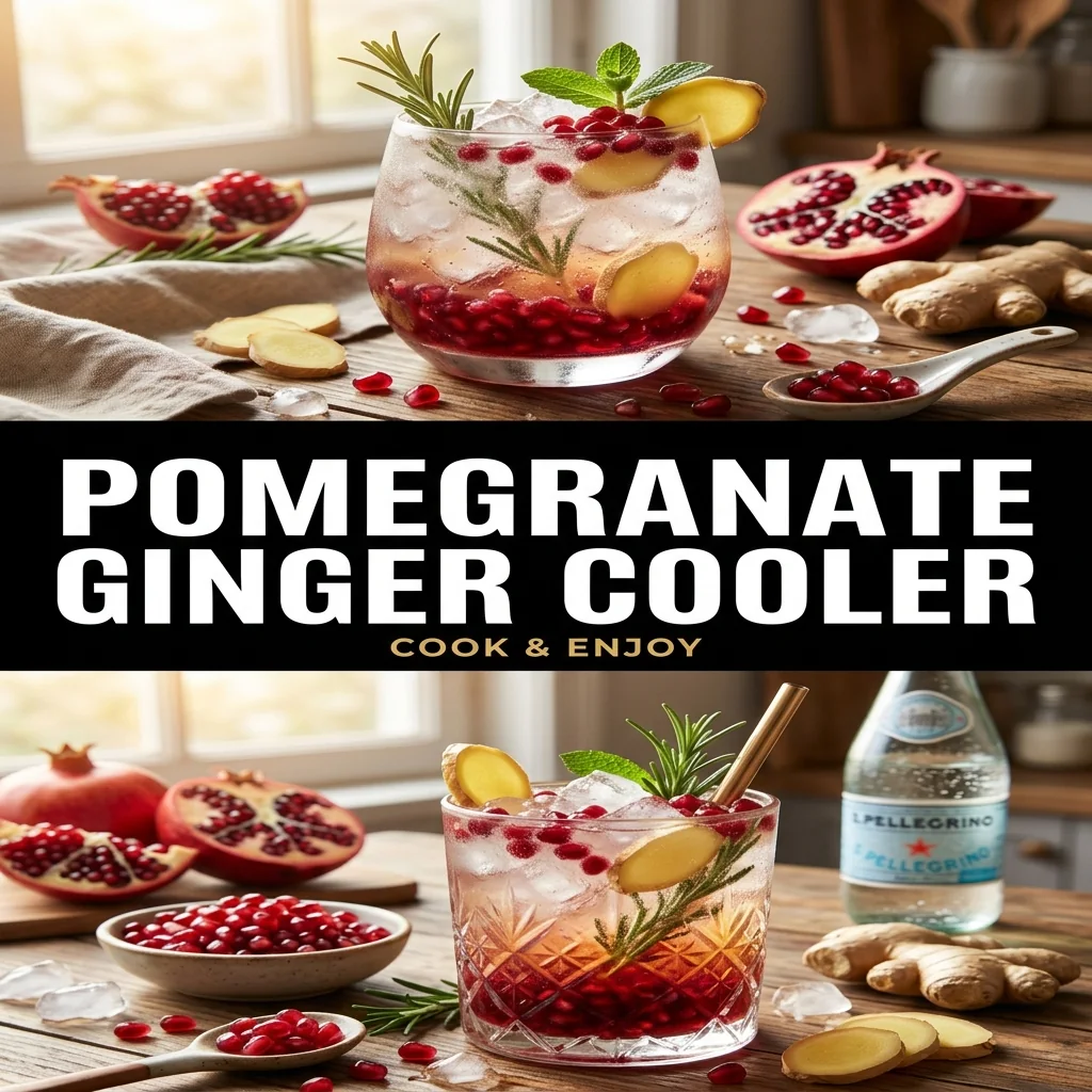 Pomegranate Ginger Cooler food illustration