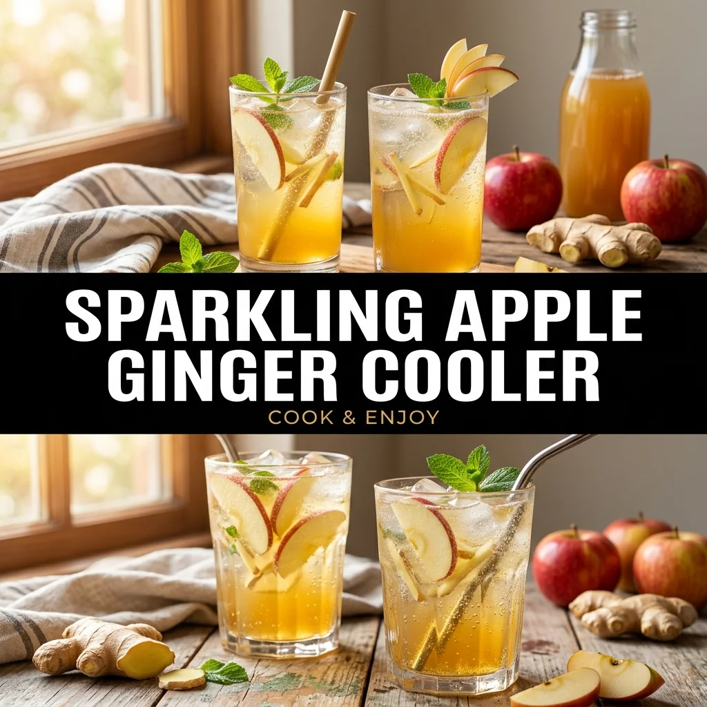 Sparkling Apple Ginger Cooler food illustration